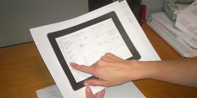 Paper prototyping for UX Design