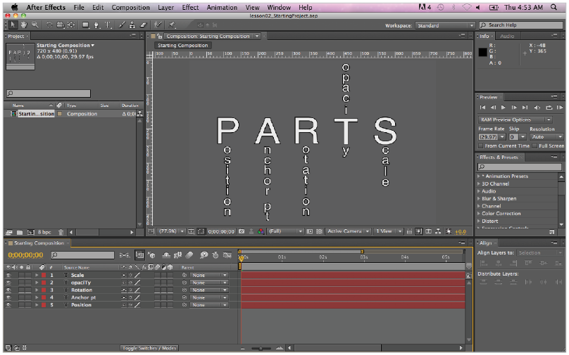 After Effects, Software