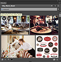 Example of adding an image using Adobe CC libraries