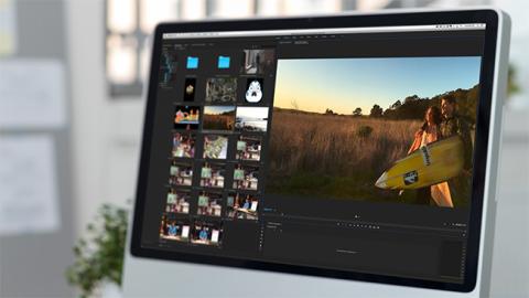 10 Best Premiere Pro Courses to take in 2025 Computer being used for Premiere pro bootcamp course showing video editing.