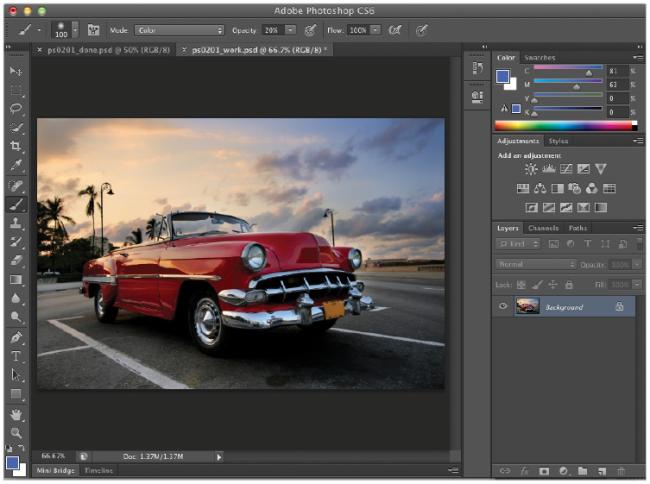 Photoshop Tutorial: Using panels in Photoshop CS6