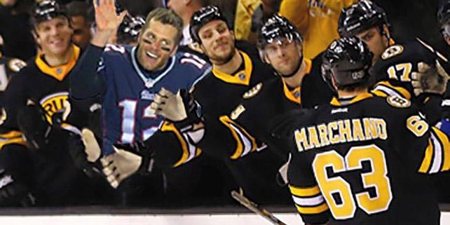 Boston Photoshop Superstar Tom Brady Joins the Bruins Boston Photoshop Superstar Tom Brady Joins the Bruins
