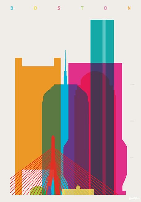 Artist uses Adobe Illustrator to create neon landscapes Artist uses Adobe Illustrator to create neon landscapes