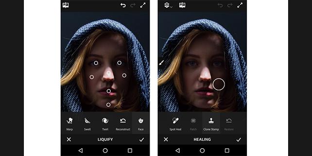 Photoshop for iPhone and Android