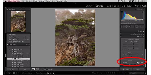 Photoshop Dehaze capability added to Lightroom