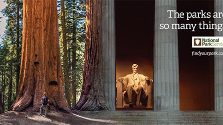 Photoshop work celebrates 100 Years of National Parks 